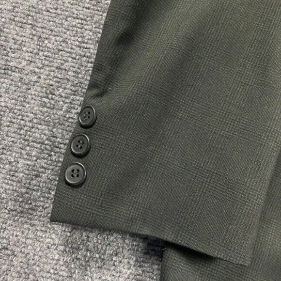 Rialto Blazer Adults 48R Gray Glen Check Jacket Pure Virgin Wool Mens - Picture 7 of 11